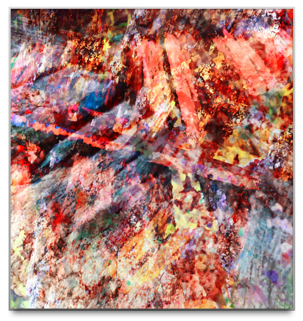 Anticlinal #1 (framed) by Jeff Gwegan